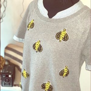 Anthropologie Floreat Bee 🐝 Shirt